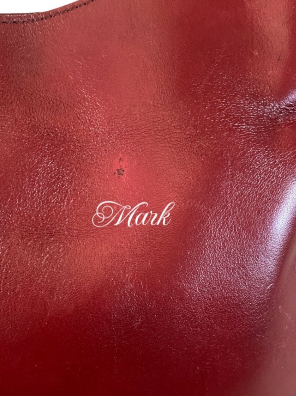 Vintage Etienne Aigner burgundy leather satchel - Picture 7 of 11